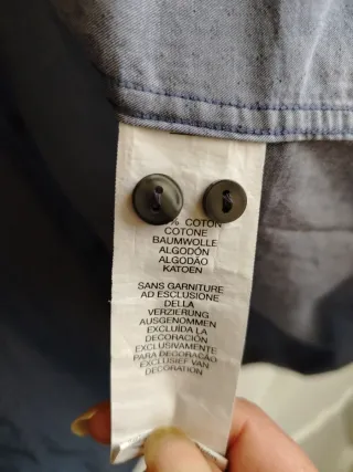 Camicia Calvin Klein Uomo Slim Fit Blu