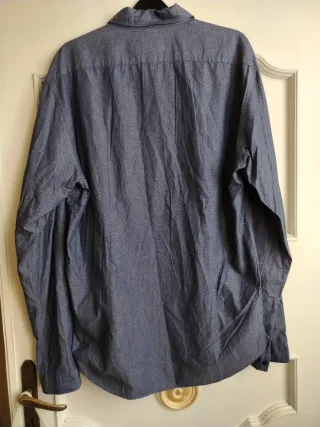 Camicia Calvin Klein Uomo Slim Fit Blu