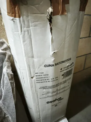 Cuna de viaje plegable