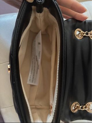 Borsa Twinset nera trapuntata