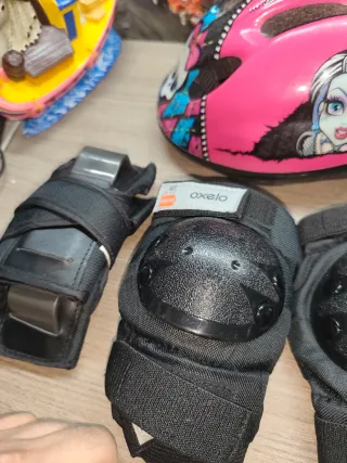 Pack Casco y Protecciones Oxelo Infantil