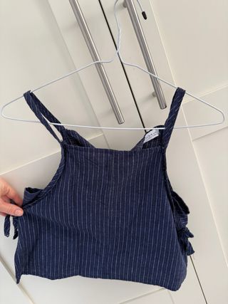 Camiseta sin mangas de rayas