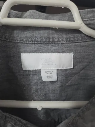 Camisa Zara gris