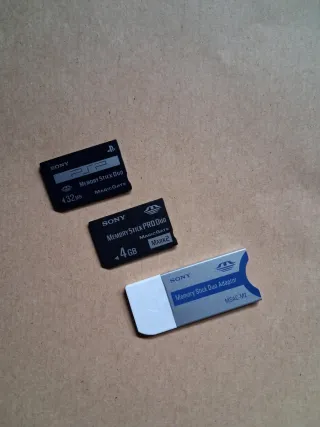 USADO Lote Tarjetas de Memoria Memory Stick