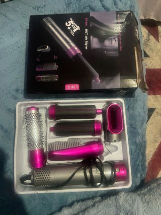 Plancha Secador Aire Caliente 5 en 1