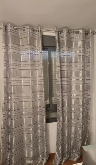 Cortinas con barra