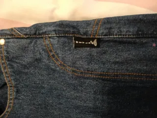 Pantalón de moto vaquero. Talla L.