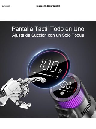 Aspiradora Vistefly V15s MAX 580W