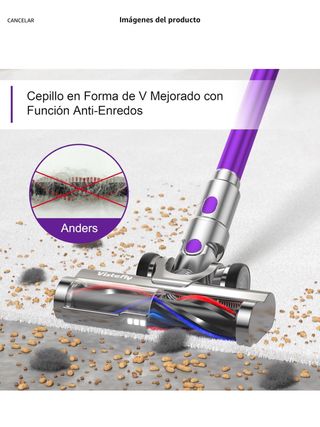 Aspiradora Vistefly V15s MAX 580W