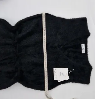 Miniabito in maglia smanicato donna taglia S/M