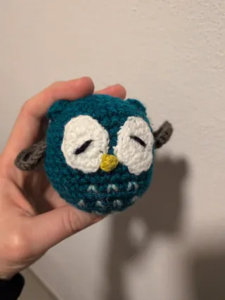 Gufo amigurumi handmade