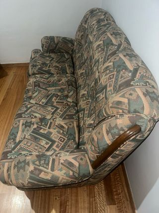 Sofá de 3 plazas tela estampado