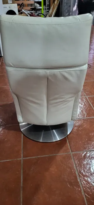 Sillón relax automático de piel