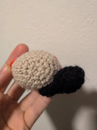 Portachiavi uncinetto gatto