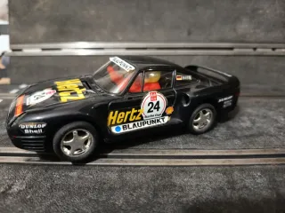 Porsche 959 Negro Hertz Slot Car