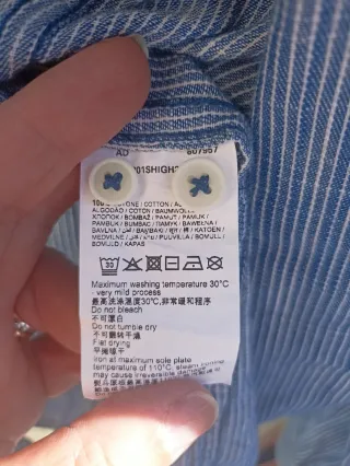 Camicia uomo GRAND & HILLS blu.