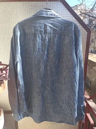 Camicia uomo GRAND & HILLS blu.