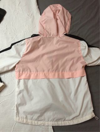 Chaqueta Cortavientos Hollister Rosa Talla S