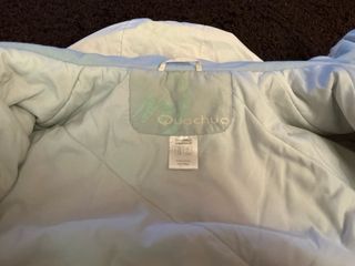 Chaqueta Quechua Mujer Gris y Blanca