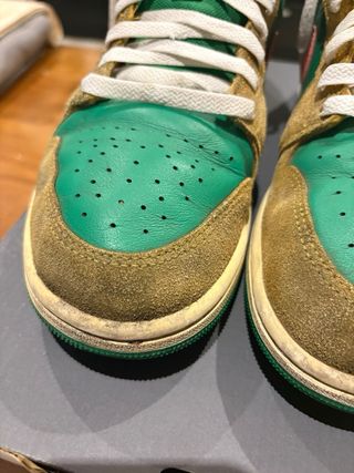Nike Air Jordan 1 Mid SE Marrón Verde