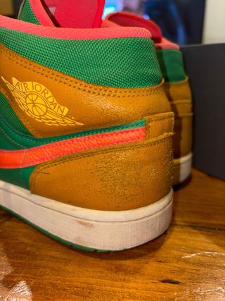 Nike Air Jordan 1 Mid SE Marrón Verde