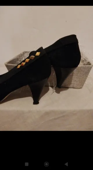 Zapatos Bip Bip Negros Tacón