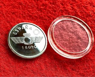 1€ PLATA 1997. MAURICE FARMAN. CERTIFICADA