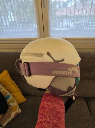 Maschera sci con lenti arancioni