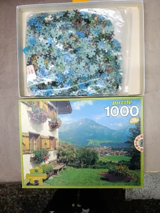 Puzzle 1000 piezas paisaje montaña.