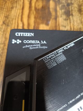 Discman Citizen CBM-1000 (1987) – Made in Japan –
