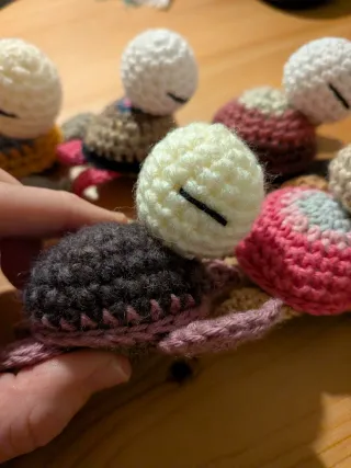 Set 6 Tartarughe Amigurumi Uncinetto