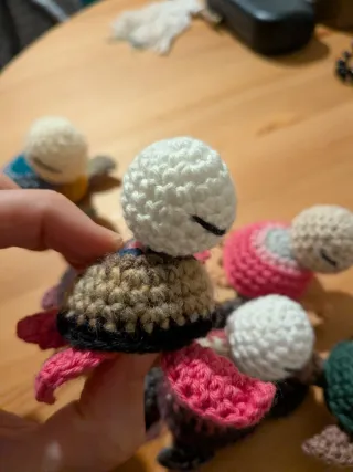 Set 6 Tartarughe Amigurumi Uncinetto