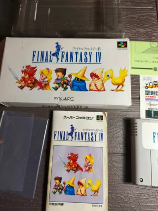 Final Fantasy IV Super Famicom Gioco Giapponese