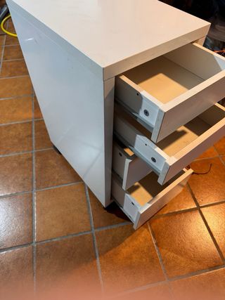 Cajonera blanca 4 cajones