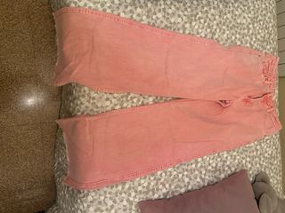 Pantalón vaquero Mango rosa Talla M