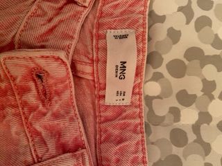 Pantalón vaquero Mango rosa Talla M