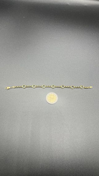 Pulsera de oro 18k eslabones