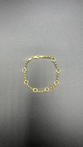 Pulsera de oro 18k eslabones