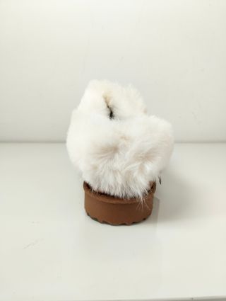 Pantofole GAVI scamosciate effetto pelliccia