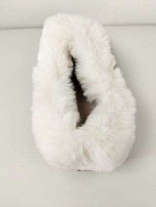 Pantofole GAVI scamosciate effetto pelliccia