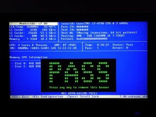 Memoria RAM 2 x 4GB DDR3-1600 Samsung