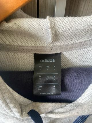 Sudadera Adidas Gris Talla M