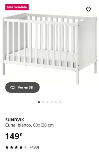 Cuna Ikea Sunvik