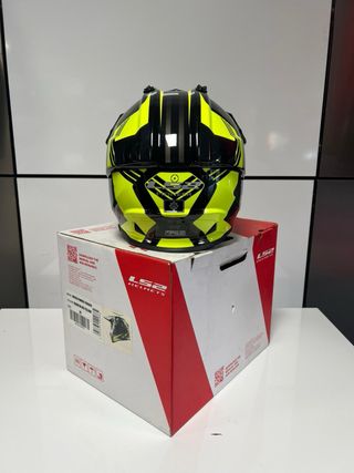 Casco LS2 Pioneer Trigger Negro/Amarillo