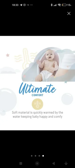 Silla de bañera para bebé