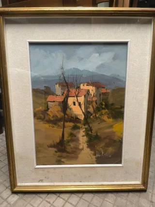 Quadri olio su tela A. De Micheli