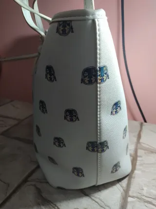 Bolso Adolfo Domínguez Blanco y Azul