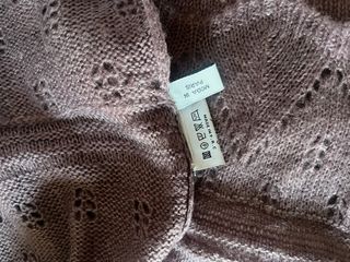 Bufanda calada morada