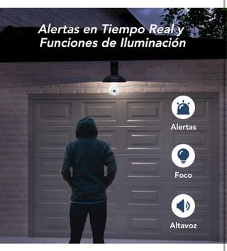 Cámara GNCC Bombilla WiFi PTZ 2K Exterior