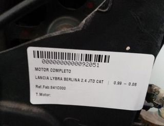 92051 841c000 motor completo lancia lybra berlina
